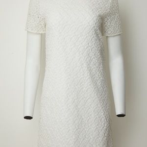 Catherine Malandrino White Eyelet Dress Size 4 NWT
